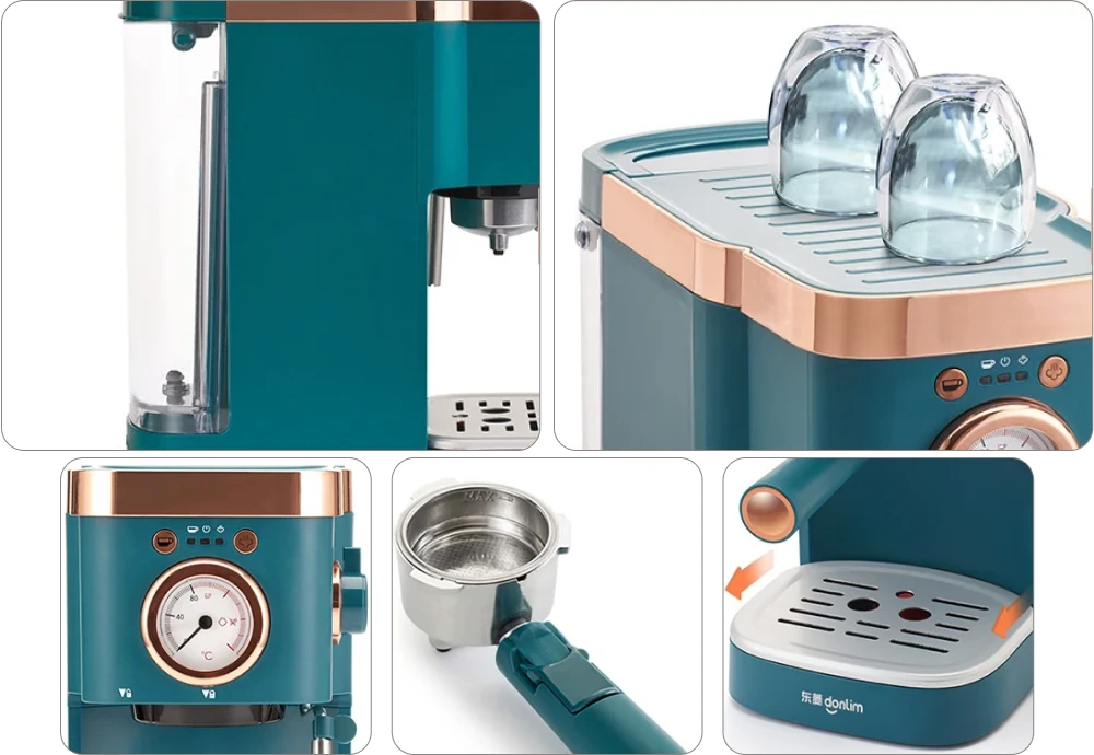 espresso machine with grinder and milk frother